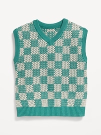 Image number 2 showing, Oversized Sweater-Knit Vest for Toddler Boys