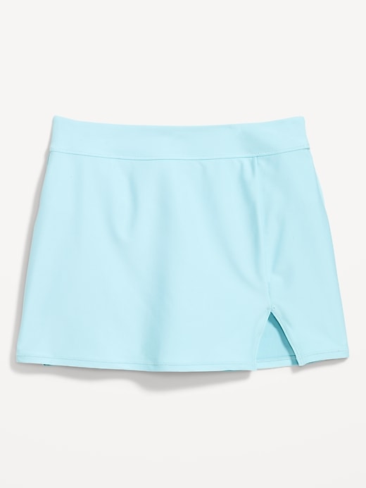 View large product image 2 of 2. High-Waisted Matte Swim Skirt