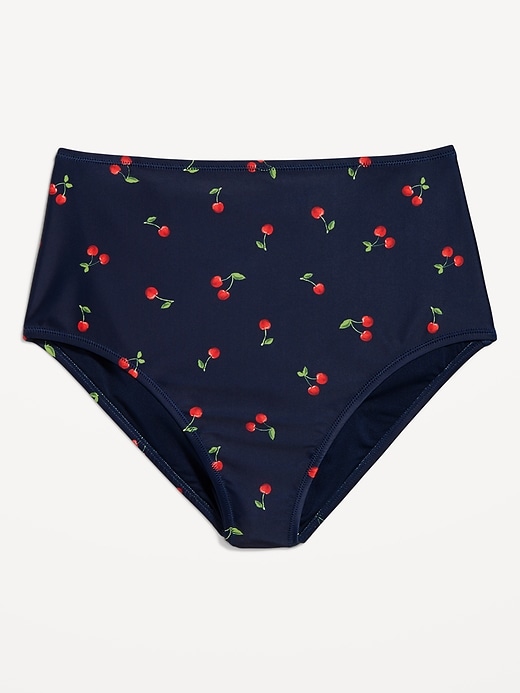 L'image numéro 9 présente Bas de bikini mate à taille haute