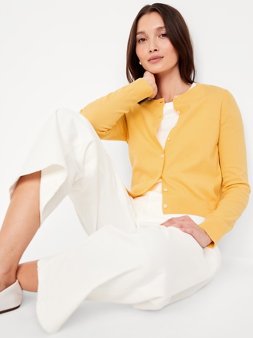 Image number 3 showing, SoSoft Lite Crop Cardigan Sweater