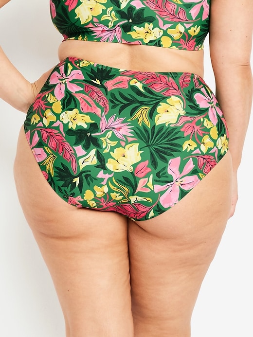 Image number 8 showing, Matte High-Waisted Bikini Swim Bottoms