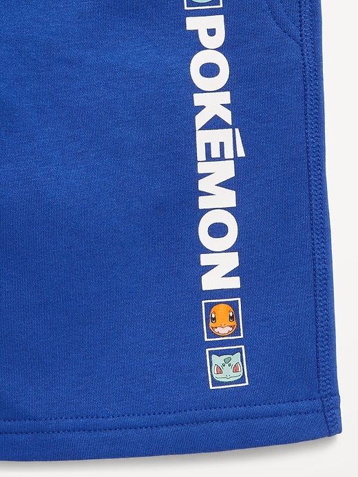 Image number 5 showing, Pokémon™ Knee Length Fleece Jogger Shorts for Boys