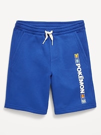 View large product image 4 of 5. Pokémon™ Knee Length Fleece Jogger Shorts for Boys