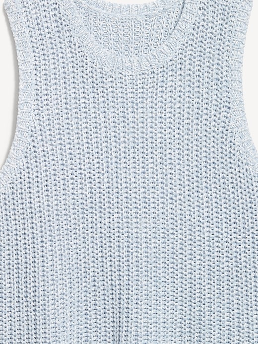 Image number 5 showing, Sleeveless Open-Stitch Sweater