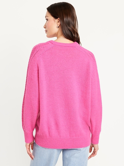 Image number 6 showing, Pointelle Pullover Sweater