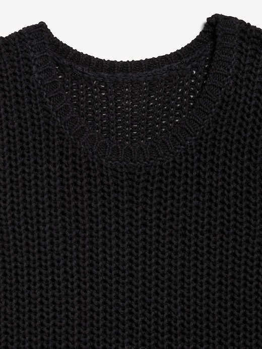 Image number 5 showing, Sleeveless Open-Stitch Sweater