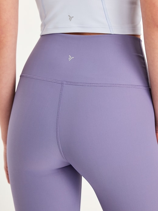 Image number 3 showing, High-Waisted PowerSoft Crop Leggings
