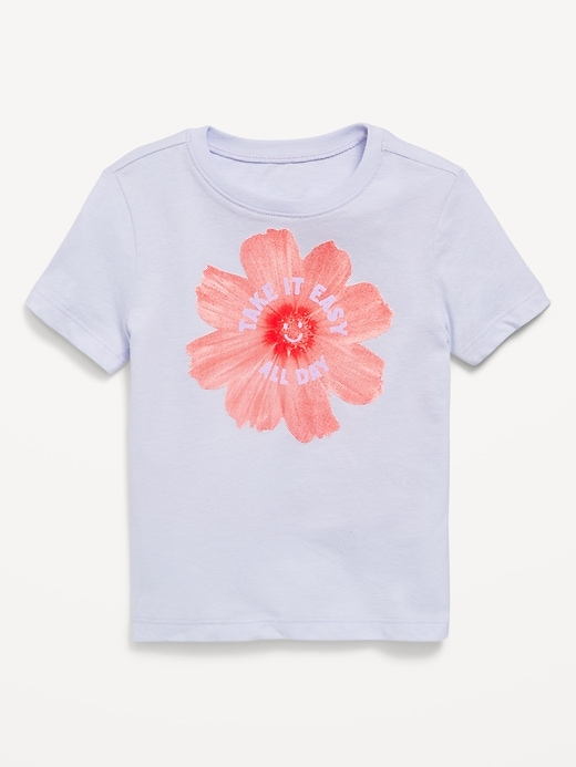 View large product image 1 of 1. Short-Sleeve Graphic T-Shirt for Toddler Girls