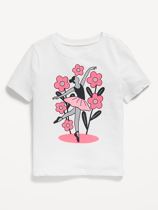 View large product image 1 of 1. Short-Sleeve Graphic T-Shirt for Toddler Girls