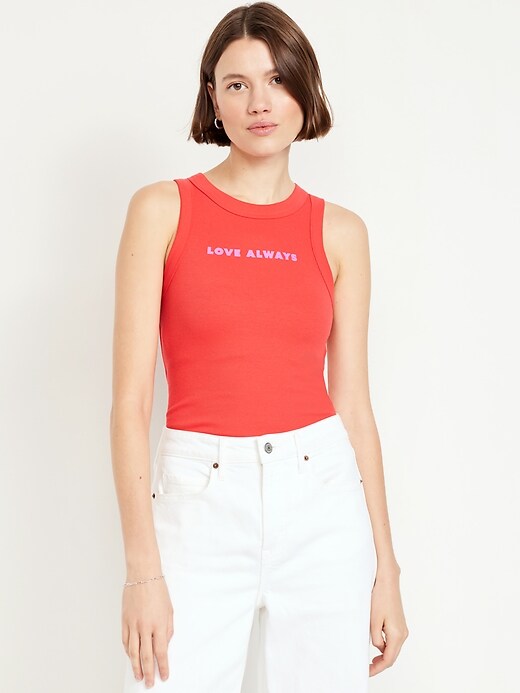 Image number 1 showing, Snug Graphic Tank Top