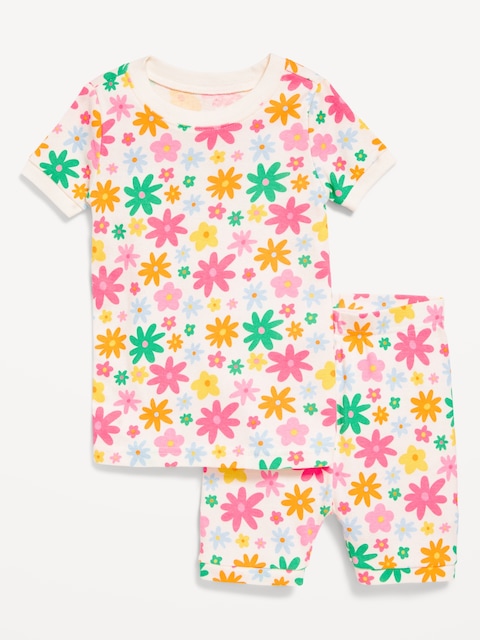 Printed Snug-Fit Pajama Set for Toddler & Baby