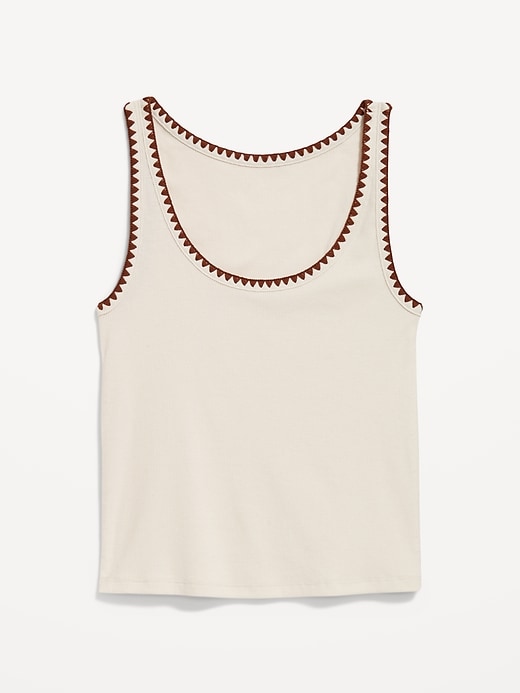 Image number 4 showing, Embroidered Tank Top