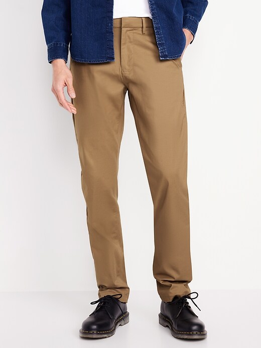 thumbnail image 2 of Goodfellow & Co Men's Slim Straight Chino Pants – Quick-Dry, Stain & Wrinkle Resistant, Comfort Stretch 2 of 6
