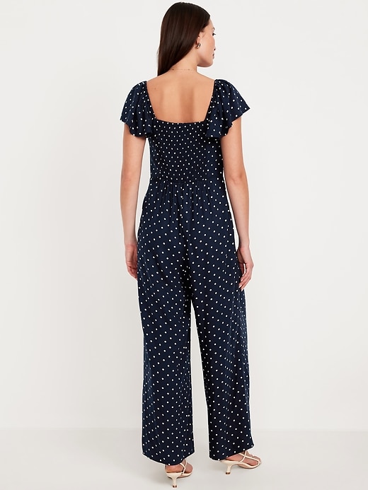 Image number 2 showing, Fit &amp; Flare Crepe Jumpsuit