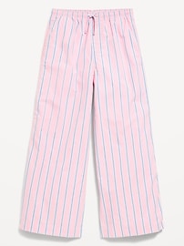 View large product image 4 of 4. Lighweight Printed Poplin Pants for Girls