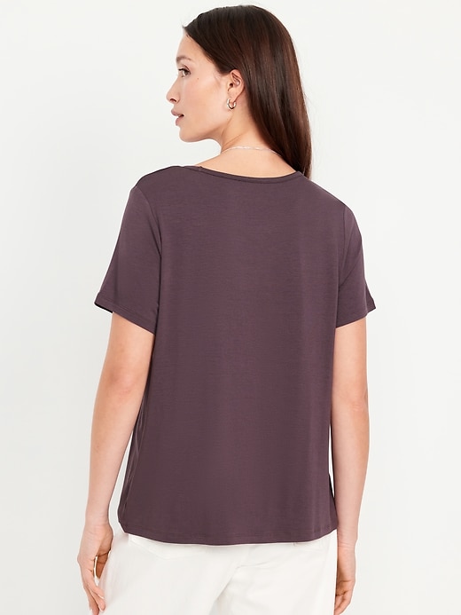 Image number 8 showing, Luxe Crew-Neck T-Shirt