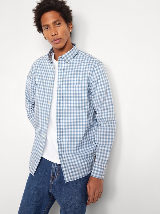 L'image numéro 6 présente Chemise Oxford passe-partout, coupe standard