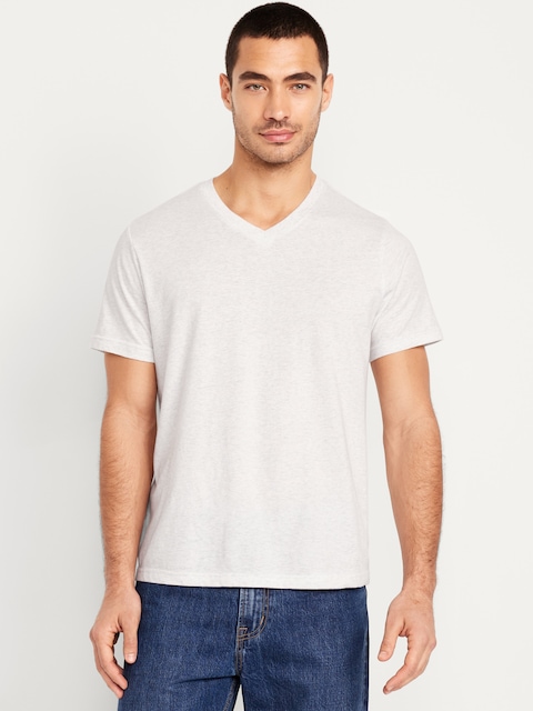 V-Neck T-Shirt - Gray