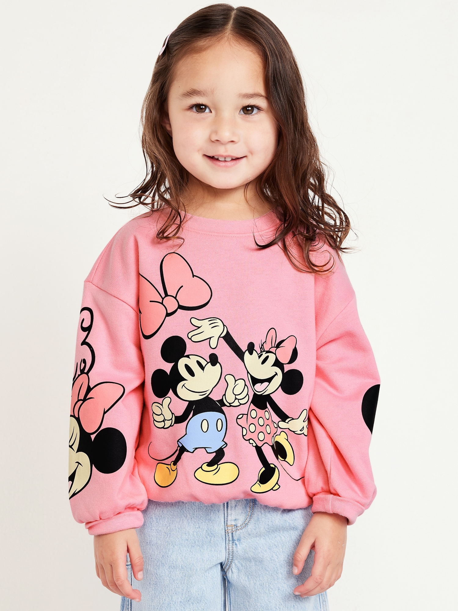 Disney© Minnie Mouse Graphic Sweatshirt for Toddler Girls