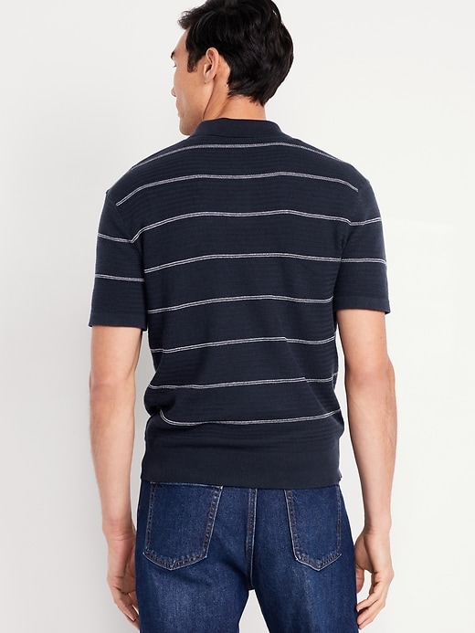 Image number 8 showing, Ribbed Polo Sweater