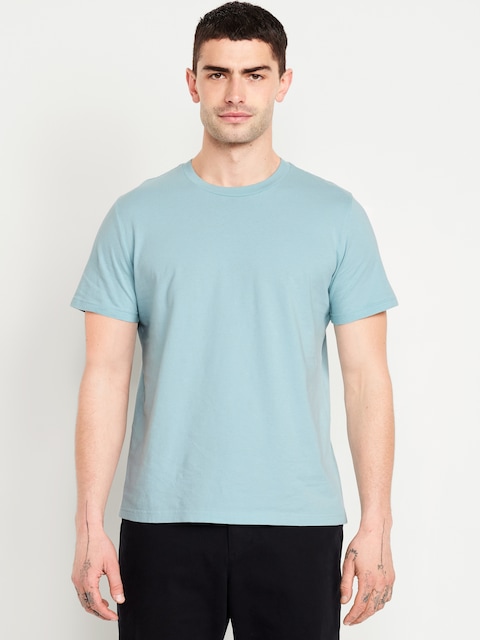 Crew-Neck T-Shirt - Blue