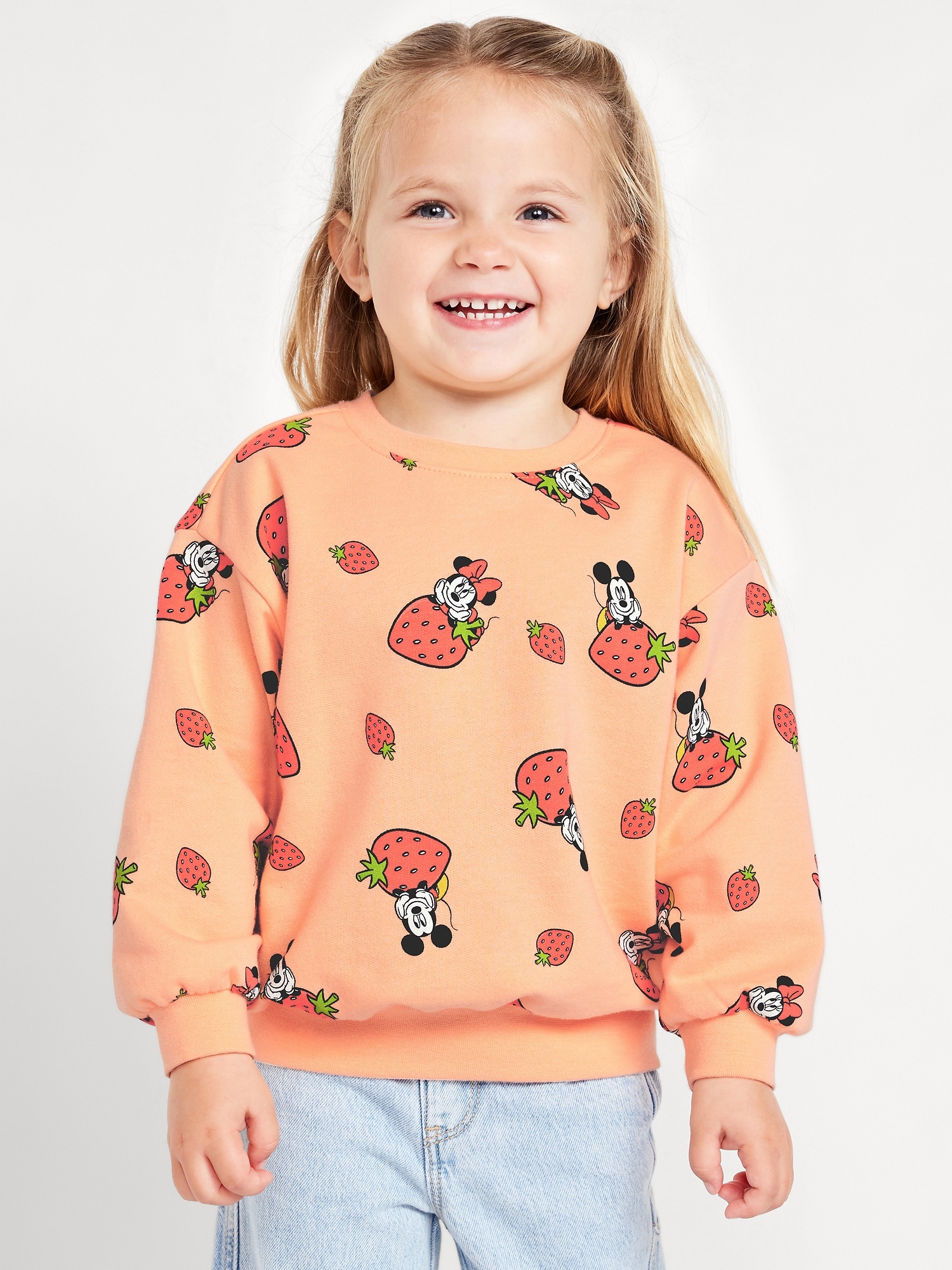 Disney© Minnie Mouse Graphic Sweatshirt for Toddler Girls