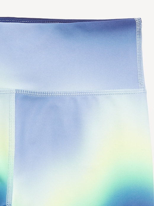 Image number 5 showing, High-Waisted PowerSoft 7/8-Length Performance Leggings for Girls