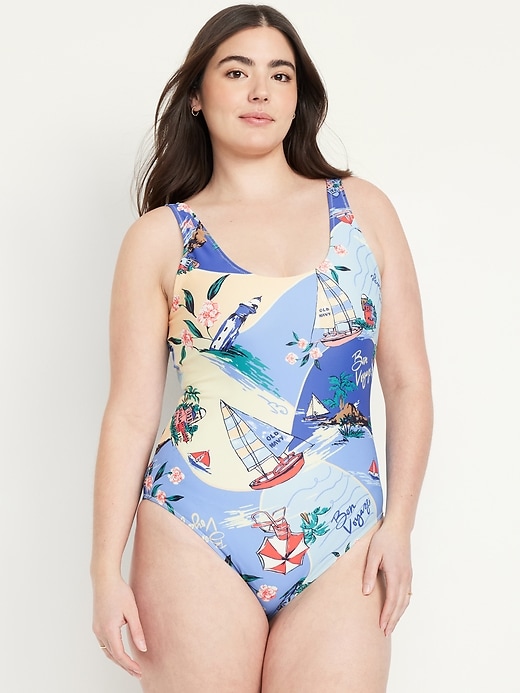 Image number 5 showing, Matte One-Piece Swimsuit