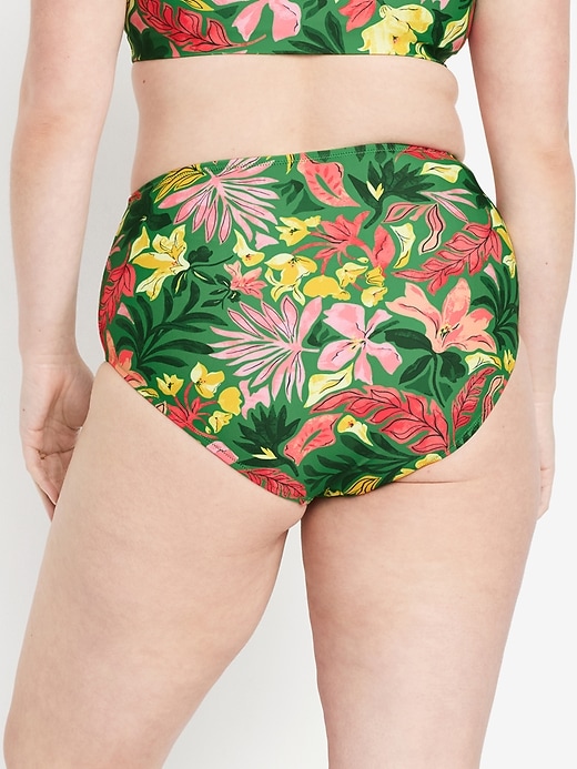 Image number 6 showing, Matte High-Waisted Bikini Swim Bottoms