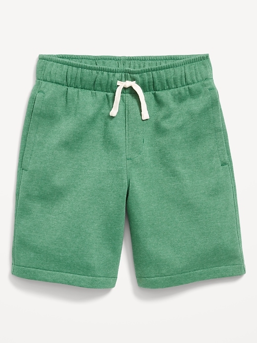 View large product image 2 of 3. Fleece Jogger Shorts for Boys (At Knee)