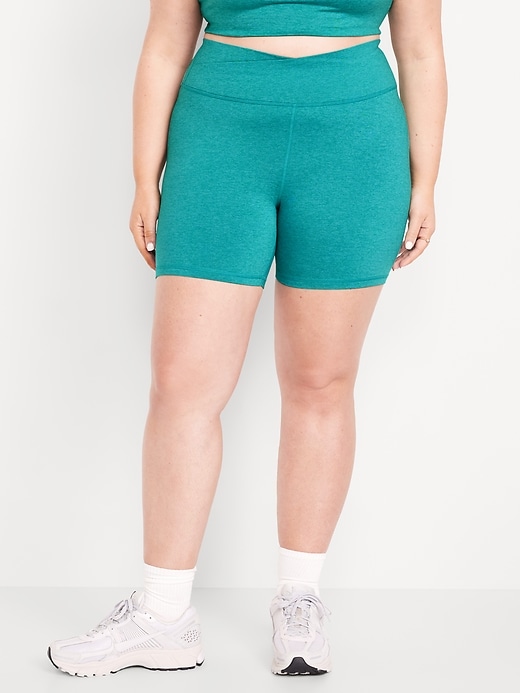 Image number 6 showing, Extra High-Waisted CloudComfy Biker Shorts -- 6-inch inseam