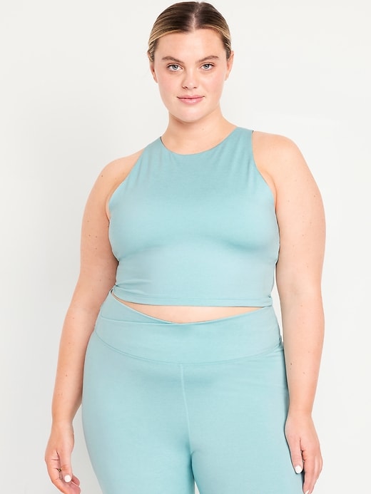 Image number 7 showing, CloudComfy High-Neck Longline Sports Bra