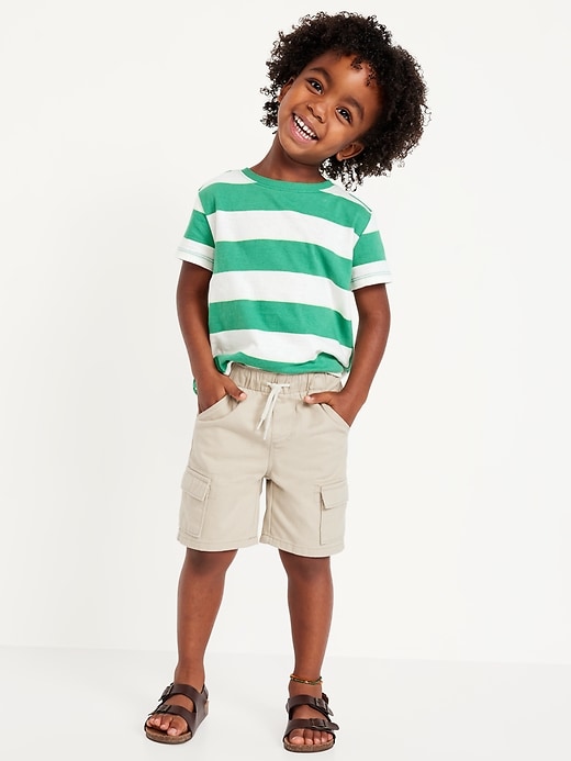 View large product image 2 of 3. Loose Cargo Twill Shorts for Toddler Boys