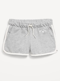 L'image numéro 1 présente Short de cheer à ourlet arrondi fendu pour fille