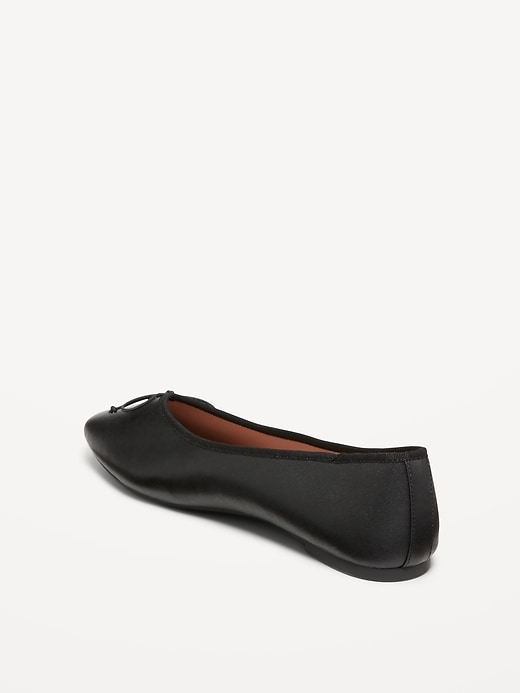 Image number 5 showing, Faux-Leather Ballet Flats