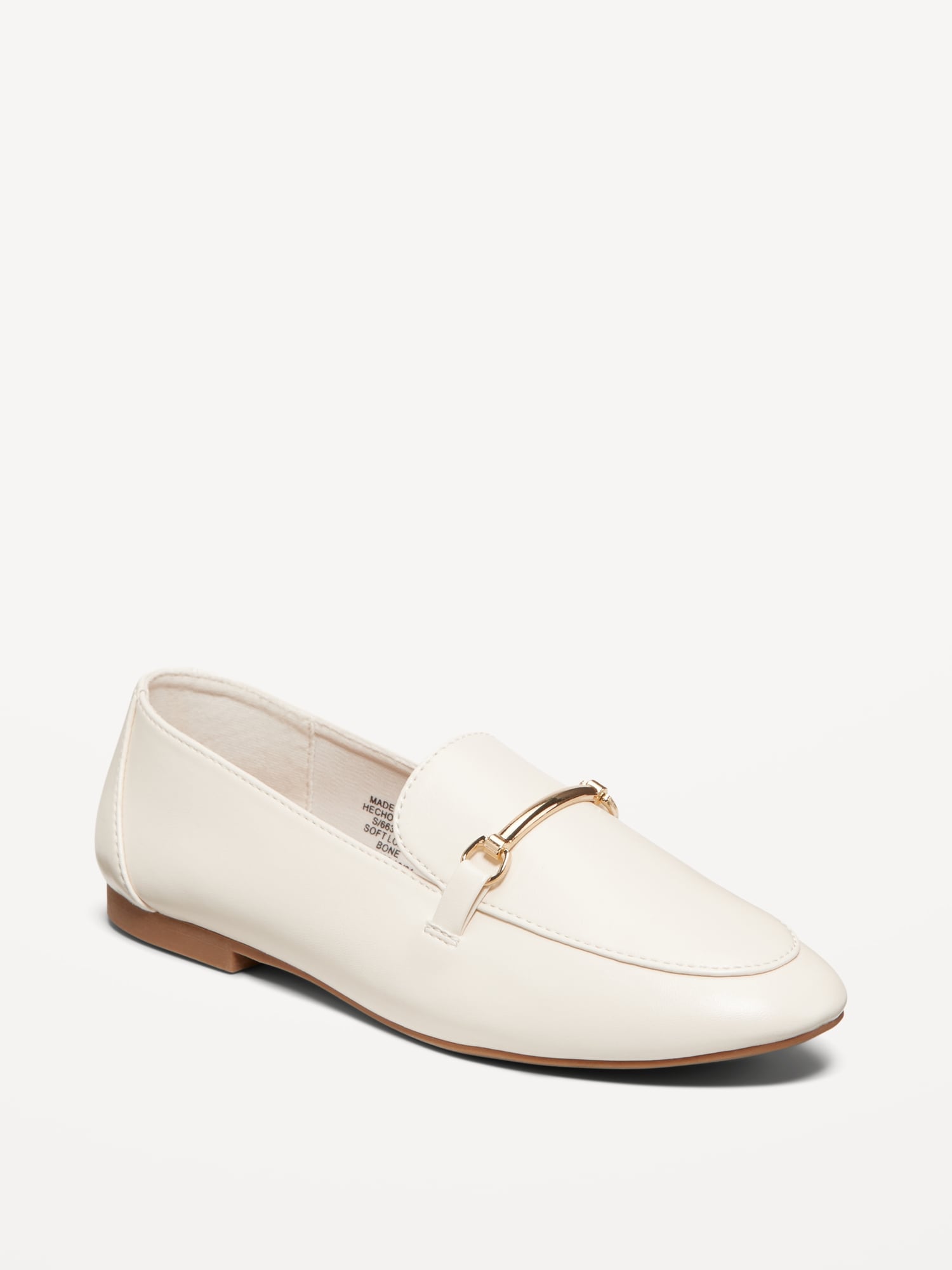 Faux-Leather Soft Loafer