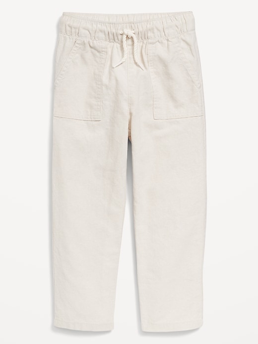 View large product image 1 of 2. Loose Utility Linen-Blend Pants for Toddler Boys