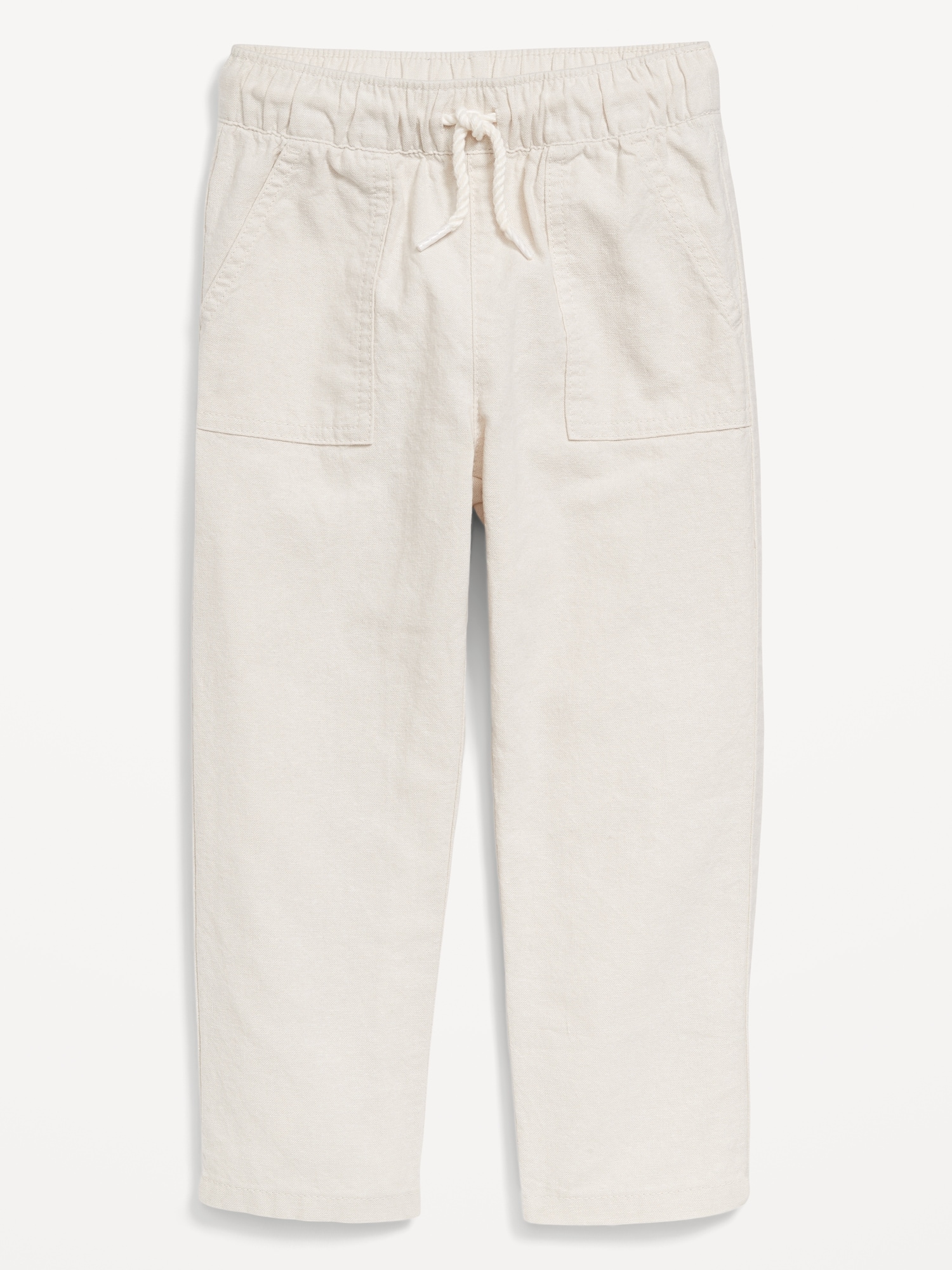 Loose Utility Linen-Blend Pants for Toddler Boys