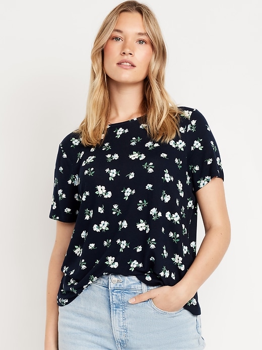Image number 5 showing, Luxe Crew-Neck T-Shirt