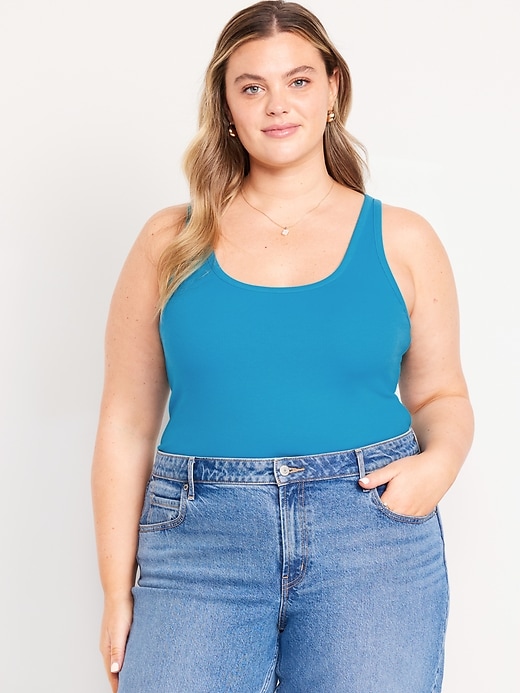 Image number 7 showing, Ribbed Crop Tank Top