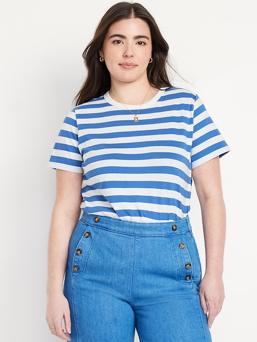 Image number 5 showing, EveryWear Crew-Neck Striped T-Shirt