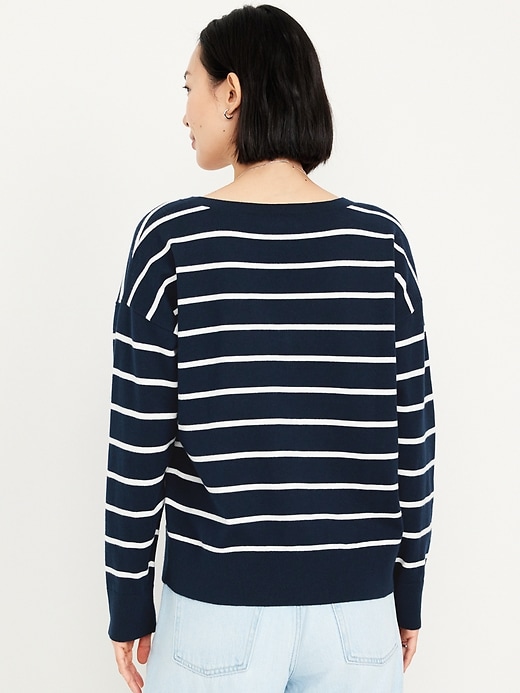 Image number 6 showing, SoSoft Lite Loose V-Neck Sweater