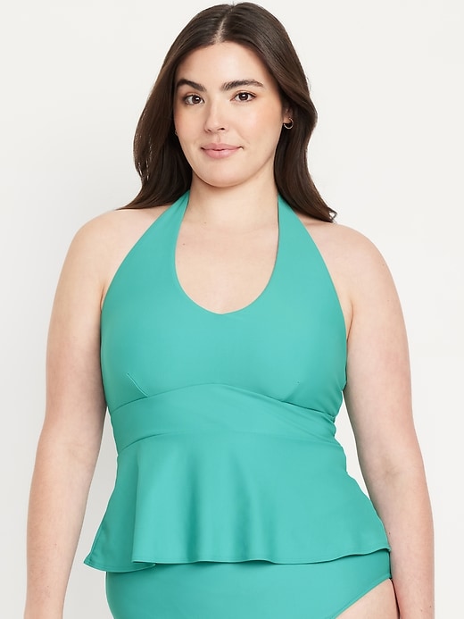 Image number 5 showing, Matte Tankini Swim Top