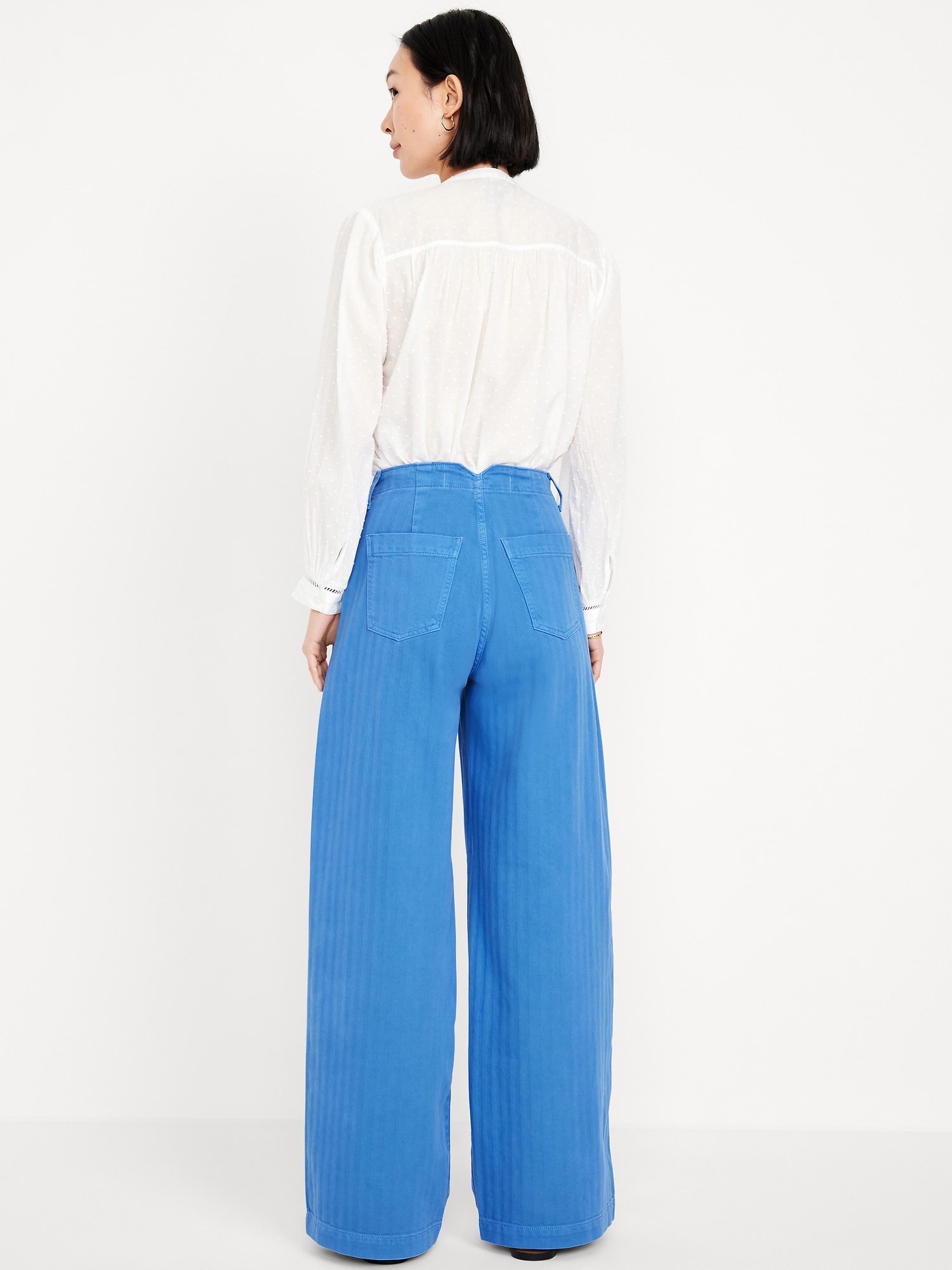 High-Waisted Baggy Wide-Leg Jeans