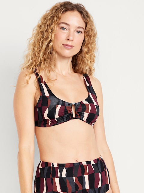 Haut de maillot texturé