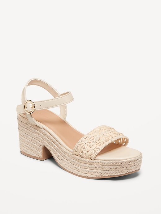 Image number 1 showing, Espadrille Platform Sandals