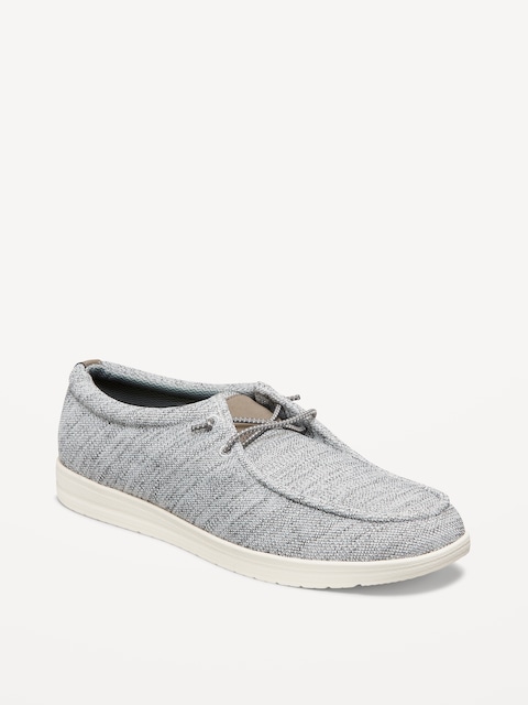 Textured Knit Loafers