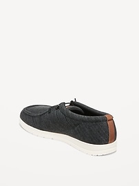 View large product image 4 of 4. Textured Knit Loafers