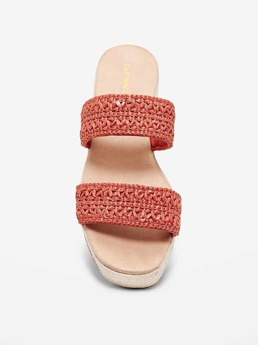 Image number 3 showing, Double-Strap Espadrille Sandals