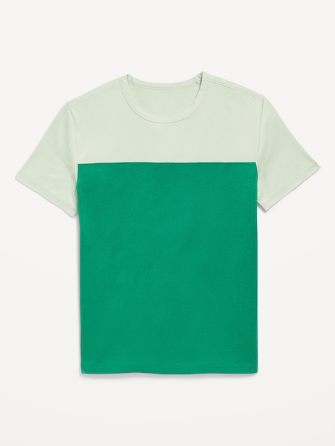 CloudMotion Color-Block Graphic T-Shirt for Boys